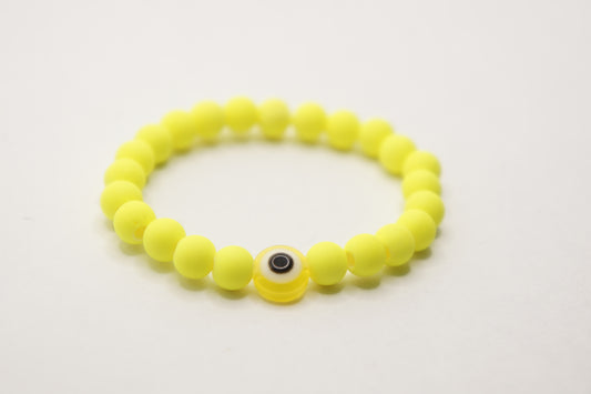 Bracelet Evil Eye Yellow Neon